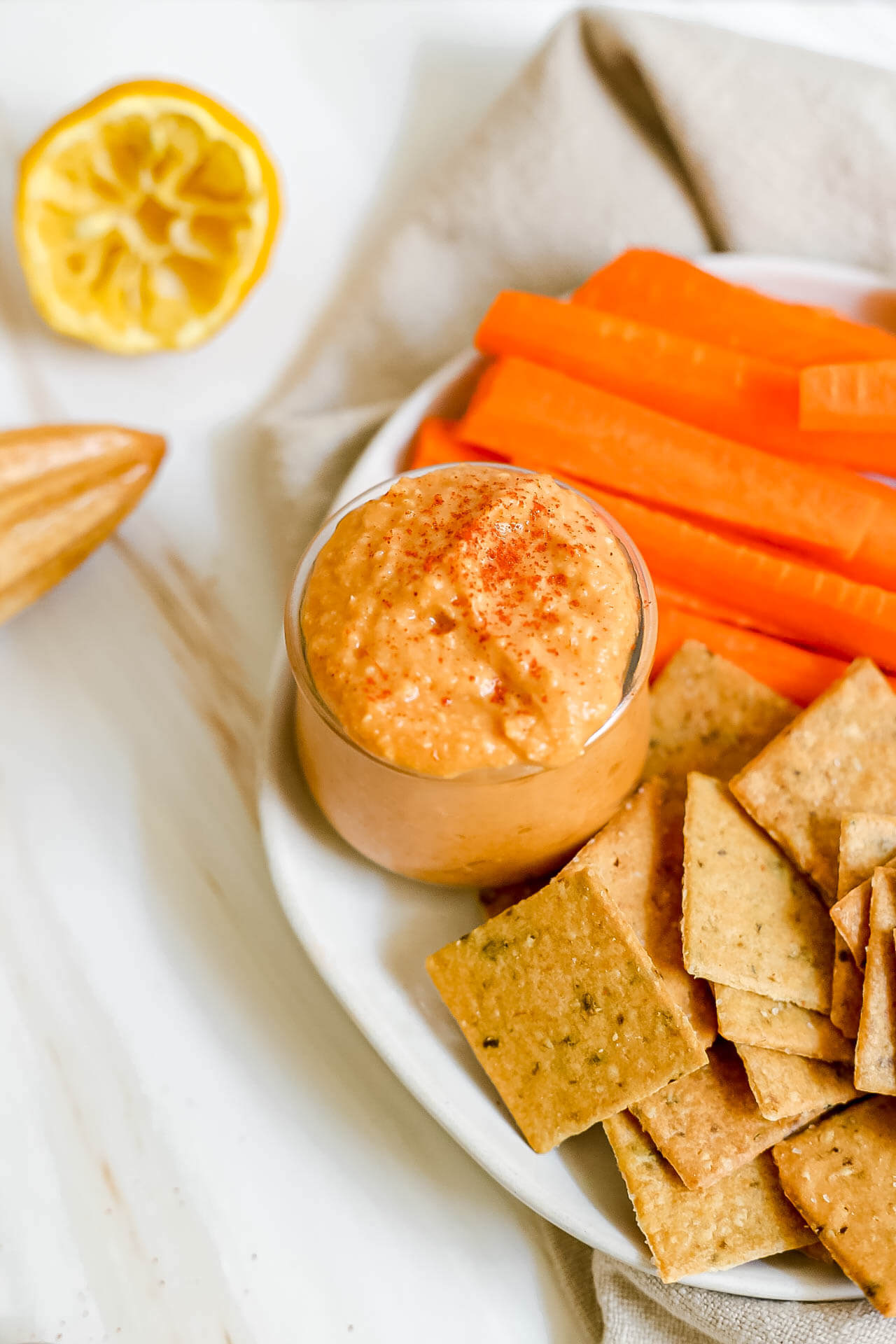 Smoked Paprika Garlic Hummus